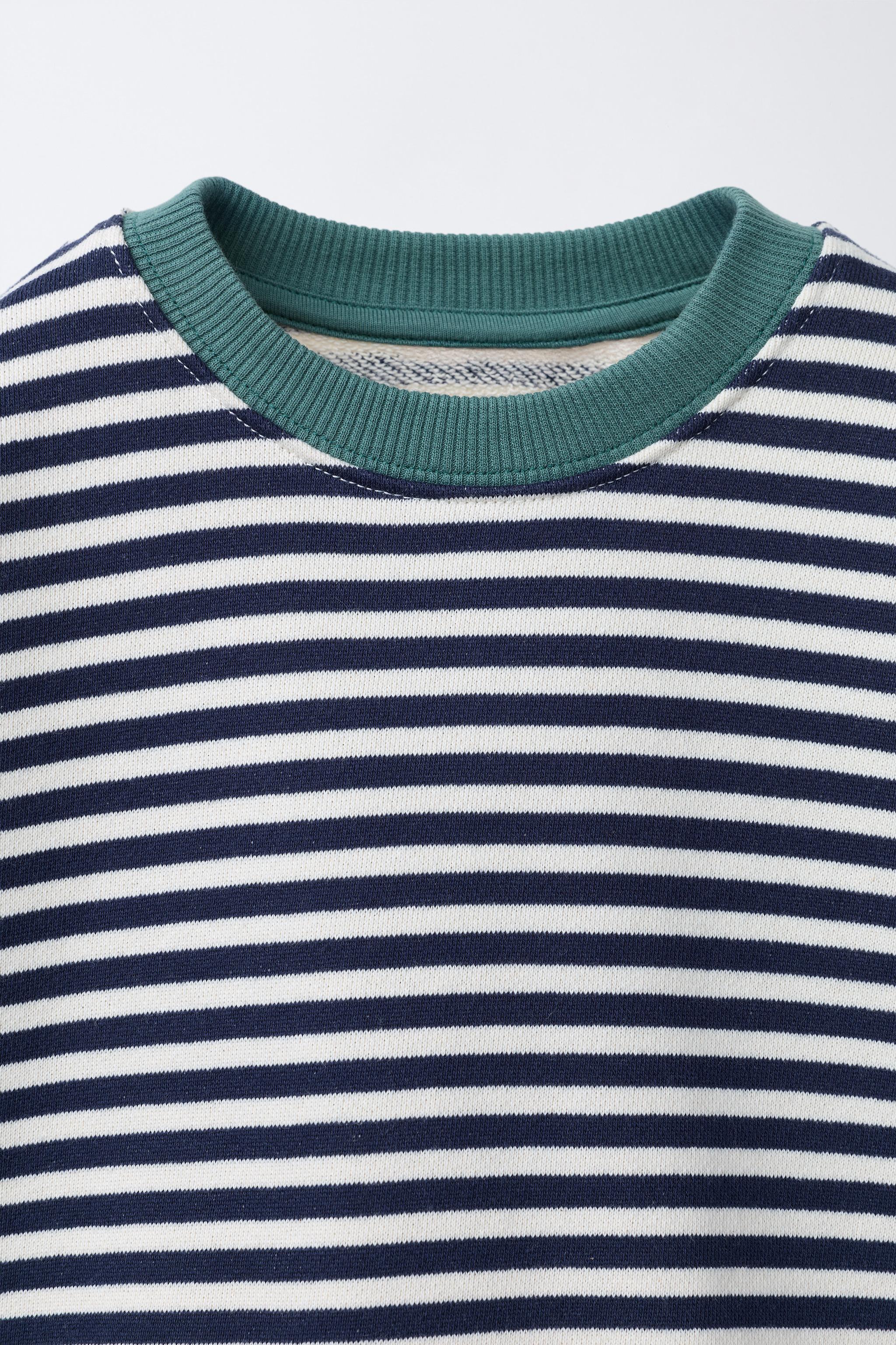 MULTICOLOR STRIPED SWEATSHIRT